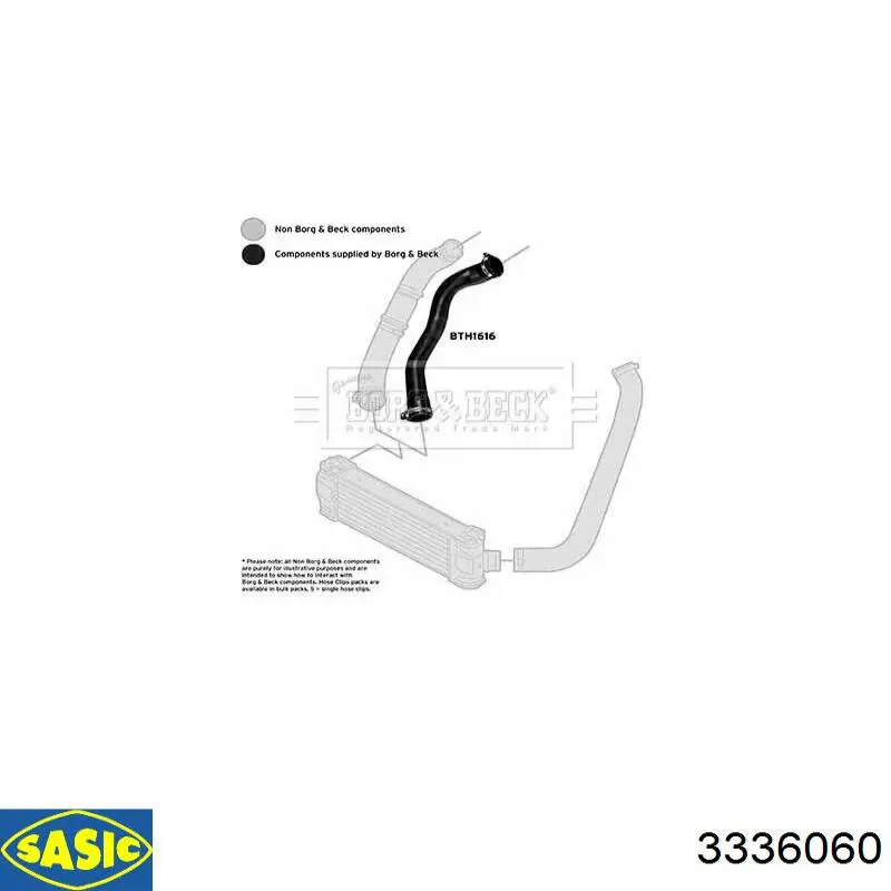 Mangueira (cano derivado) de intercooler DP Group FS23648 preço, a partir de 62,52 USD