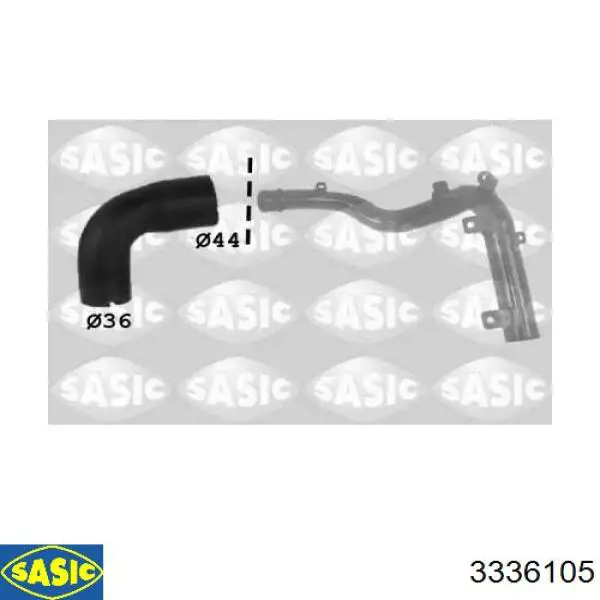 Compre 09822 Metalcaucho Cano derivado de ar, entrada na turbina (supercompressão)