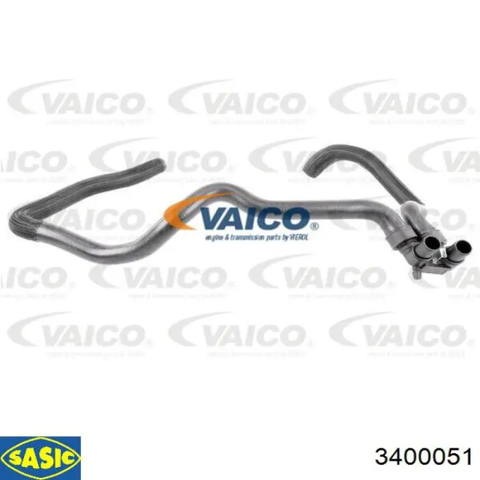 Mangueira do radiador de aquecedor (de forno), dupla 9209 Metalcaucho