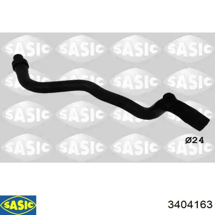 3404163 Sasic Mangueira do radiador de aquecedor (de forno), linha de combustível de retorno