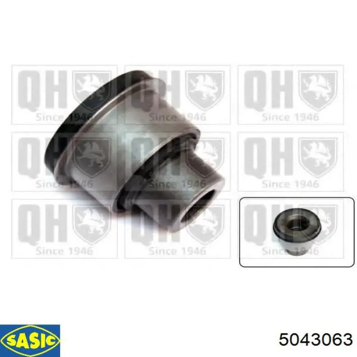 Bloco silencioso de viga traseira (de plataforma veicular) Sasic 5043063 preço, a partir de 20,36 USD
