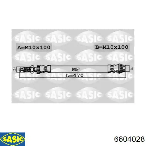 Mangueira do freio dianteira esquerda Brembo T68085 preço, a partir de 34,21 USD