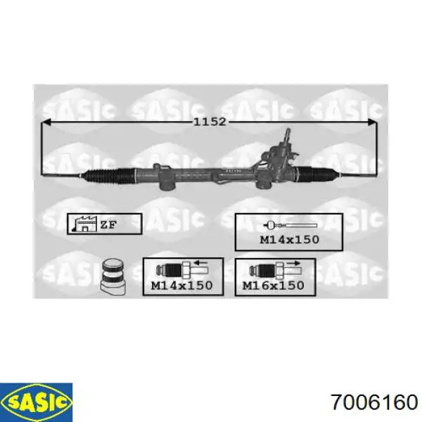 Compre ME7205R ASR Cremalheira da direção