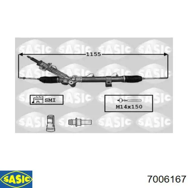 Cremalheira da direção Sasic 7006167 preço, a partir de 180,90 USD