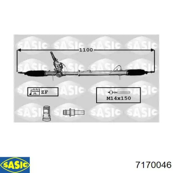 Compre 4001W2 Peugeot/Citroen Cremalheira da direção