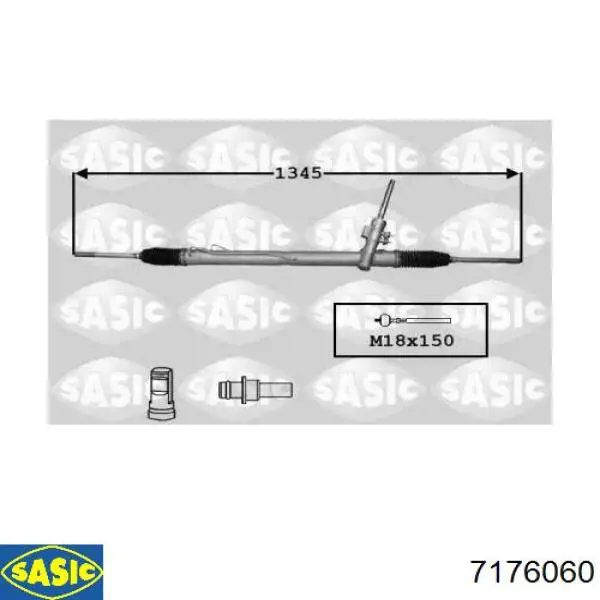Compre 7G913A500AP Ford Cremalheira da direção