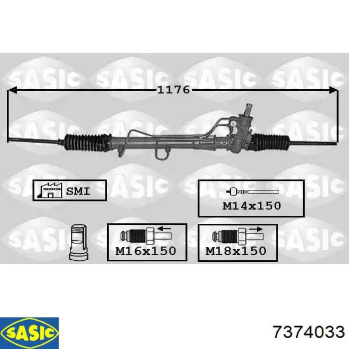 Cremalheira da direção Sasic 7374033 preço, a partir de 123,55 USD