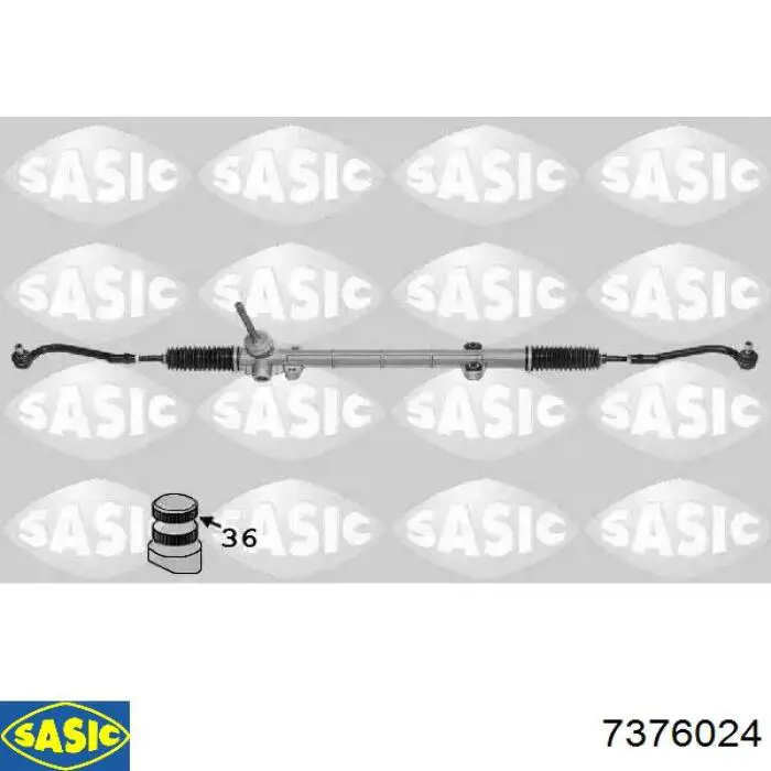 7376024 Sasic Cremalheira da direção