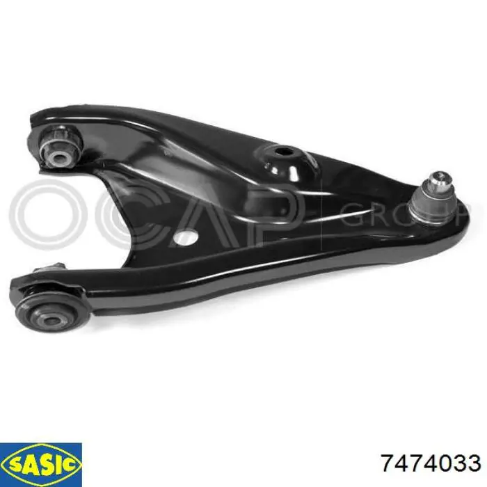 Compre 7474033 Sasic Braço oscilante inferior esquerdo de suspensão dianteira