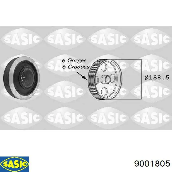 Compre 9001805 Sasic Polia de cambota
