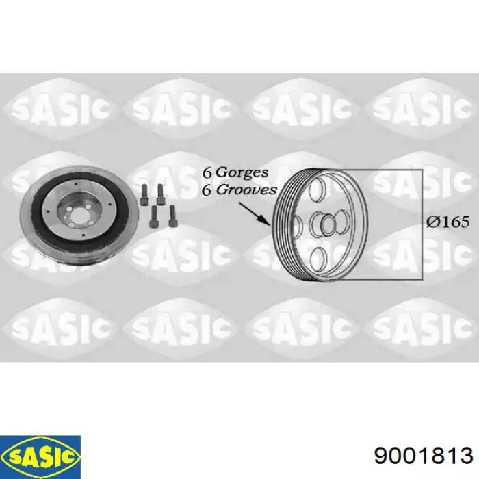 Polia de cambota Sasic 9001813 preço, a partir de 79,12 USD