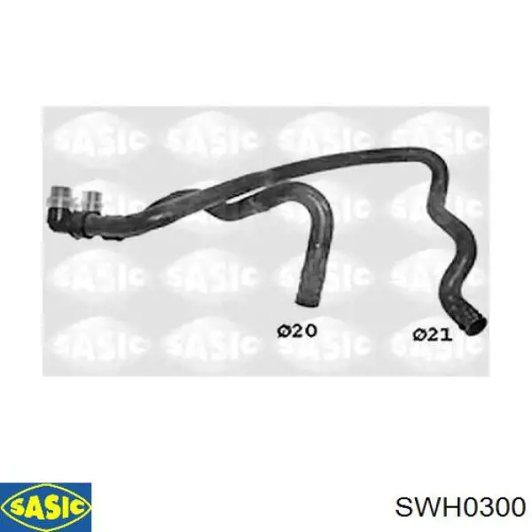 Mangueira do radiador de aquecedor (de forno), dupla Sasic SWH0300 preço, a partir de 41,20 USD