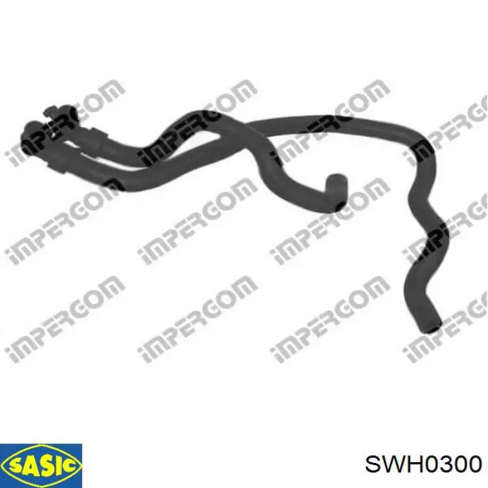 Compre SWH0300 Sasic Mangueira do radiador de aquecedor (de forno), dupla