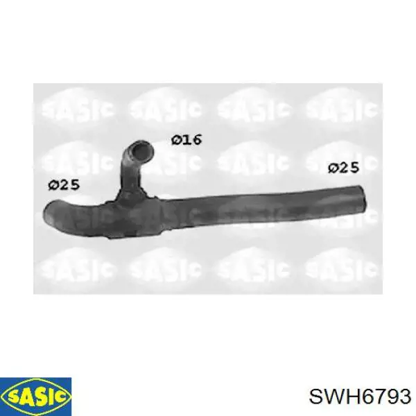 Mangueira (cano derivado) do sistema de esfriamento Sasic SWH6793 preço, a partir de 16,74 USD