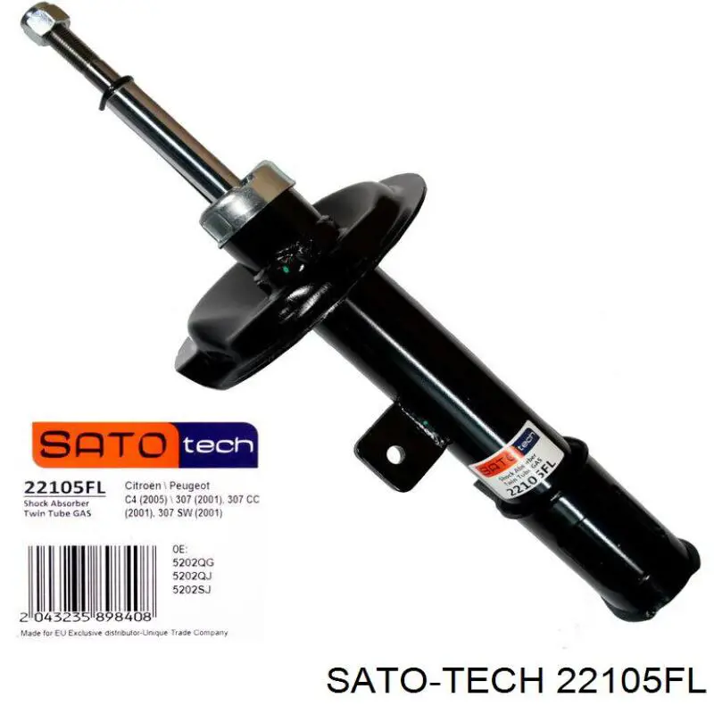 Amortecedor dianteiro esquerdo Sato Tech 22105FL preço, a partir de 63,81 USD
