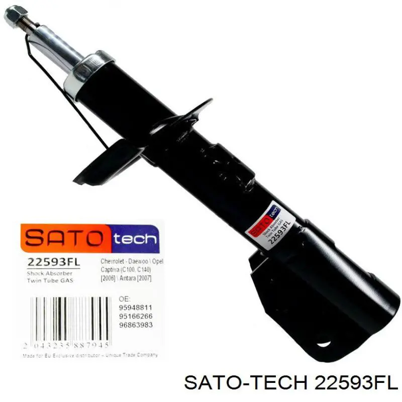 Amortecedor dianteiro esquerdo Sato Tech 22593FL preço, a partir de 80,16 USD