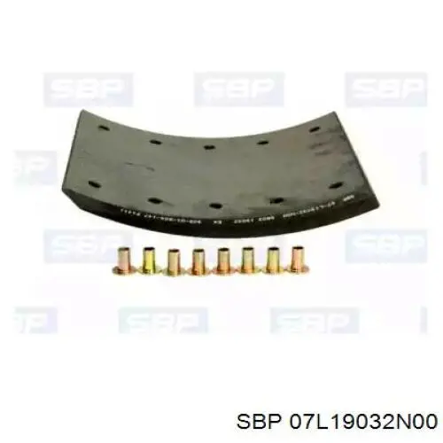 Sapatas do freio traseiras de tambor BPW 0980107410 preço, a partir de 93,51 USD