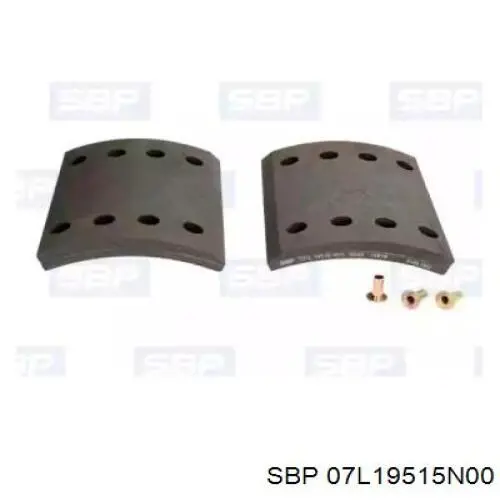 Placa sobreposta do freio traseira (TRUCK) Beral KBL1951501541 preço, a partir de 72,91 EUR