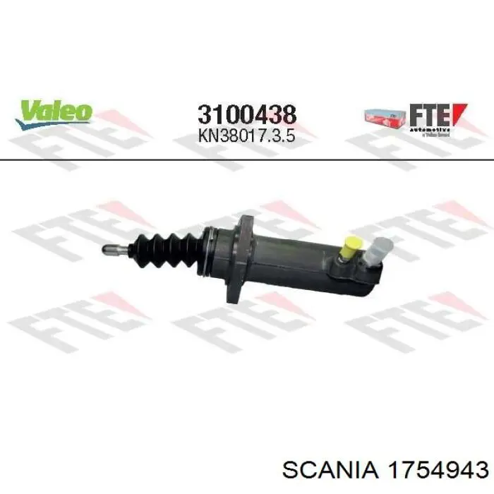 Compre 1754943 Scania Cilindro de trabalho de embraiagem