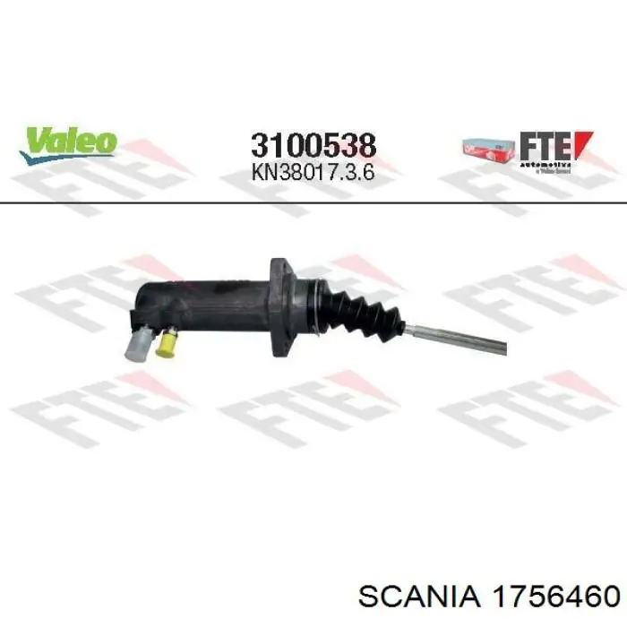 Cilindro de trabalho de embraiagem Scania 1756460 preço, a partir de 84,94 USD