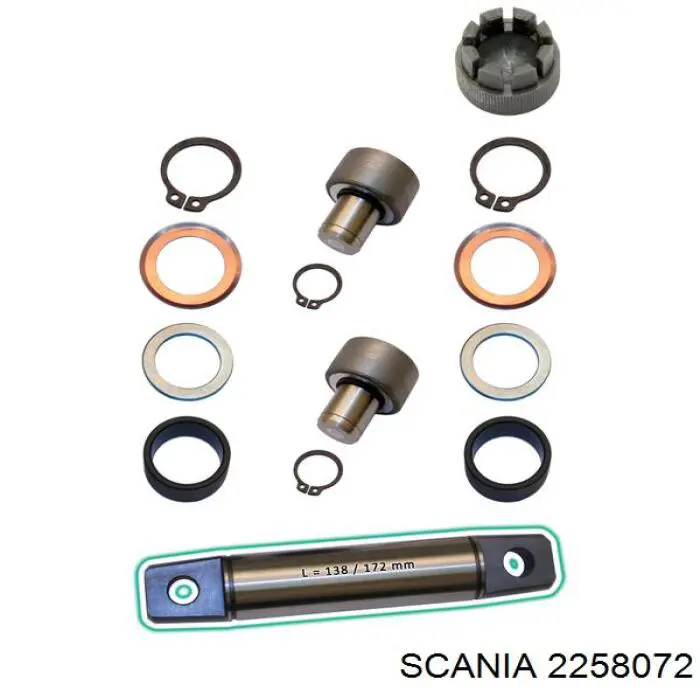 Forquilha de embraiagem Scania 2258072 preço, a partir de 118,12 USD
