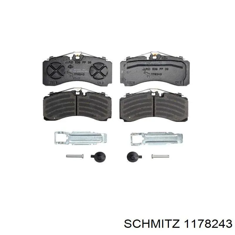 Sapatas do freio traseiras de disco Knorr-bremse K108020K50 preço, a partir de 145,50 USD