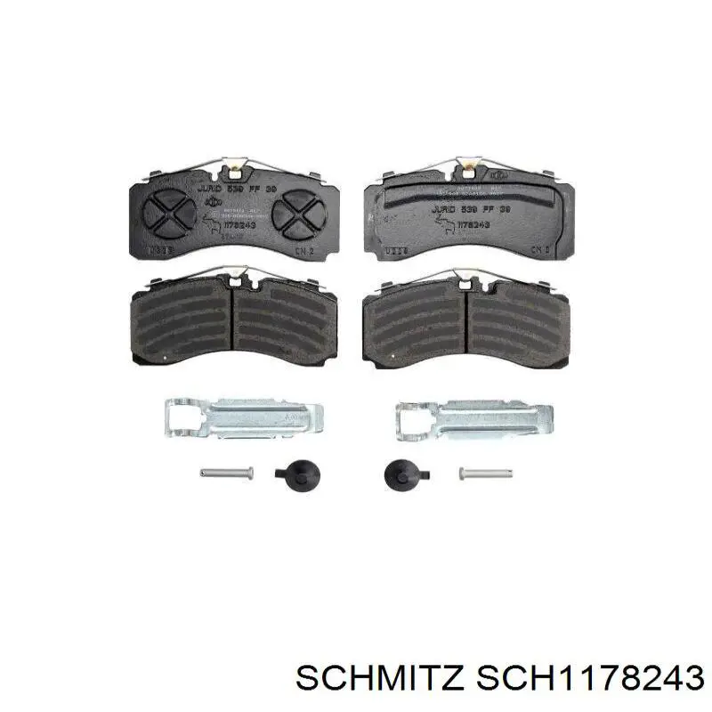 Compre K108020K50 Knorr-bremse Sapatas do freio traseiras de disco
