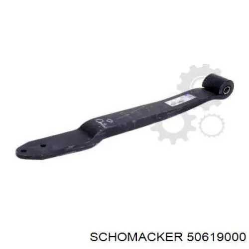 Suspensão de lâminas traseiro 6C115560RB Zilbermann