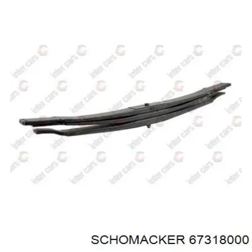 41226736 Iveco Suspensão de lâminas dianteira