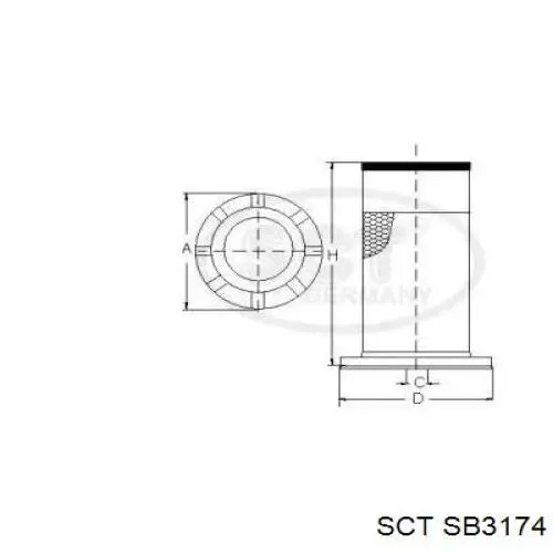 Filtro de ar Massey Ferguson 3595500M1 preço, a partir de 86,03 USD