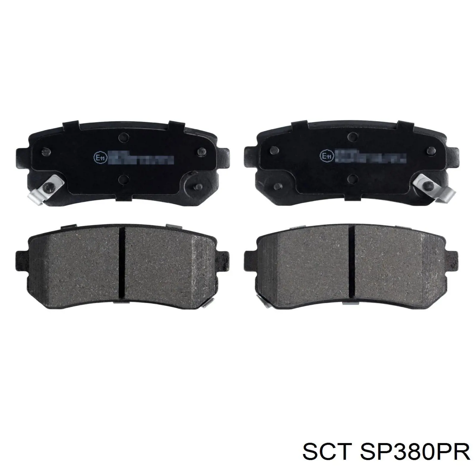 Compre SP380PR SCT Sapatas do freio traseiras de disco