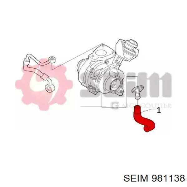 Compre T409535 STC Tubo (mangueira) de derivação de óleo de turbina
