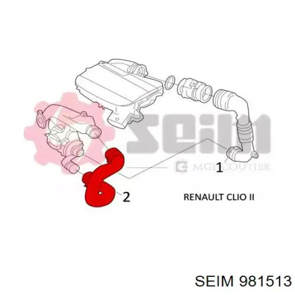 Cano derivado de ar, saída de turbina (supercompressão) Renault (RVI) 8200162586 preço, a partir de 44,73 USD