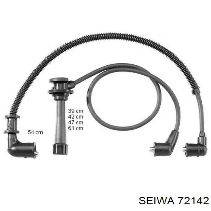 72142 Seiwa Fios de alta voltagem, kit