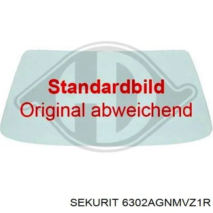 6302AGNMVZ1R Sekurit Pára-brisas