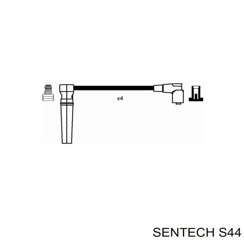 Fios de alta voltagem, kit S44 Sentech