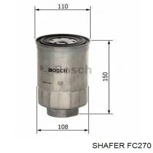 Filtro de combustível Shafer FC270 preço, a partir de 16,94 USD