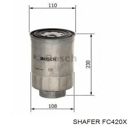 FC420X Shafer Filtro de combustível