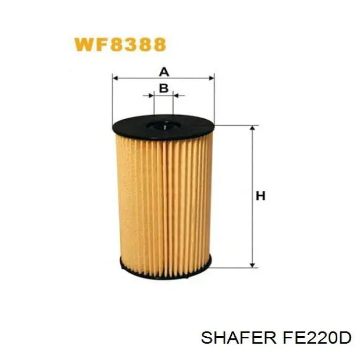 FE220D Shafer Filtro de combustível