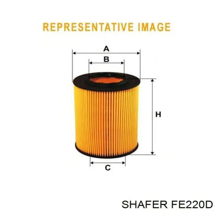Filtro de combustível Shafer FE220D preço, a partir de 17,10 USD