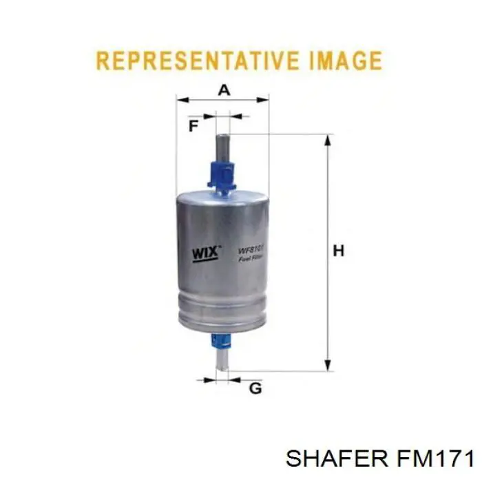 Filtro de combustível Shafer FM171 preço, a partir de 8,80 USD