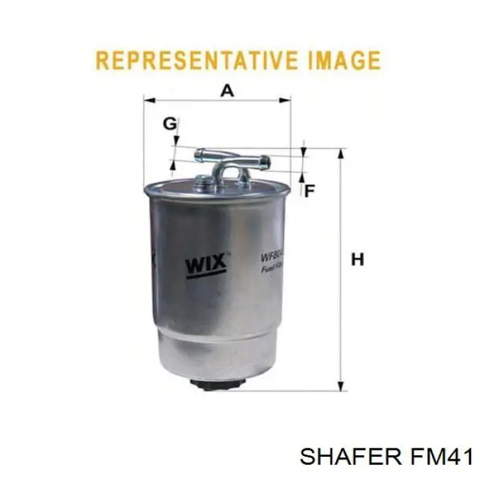 Filtro de combustível Shafer FM41 preço, a partir de 11,06 USD