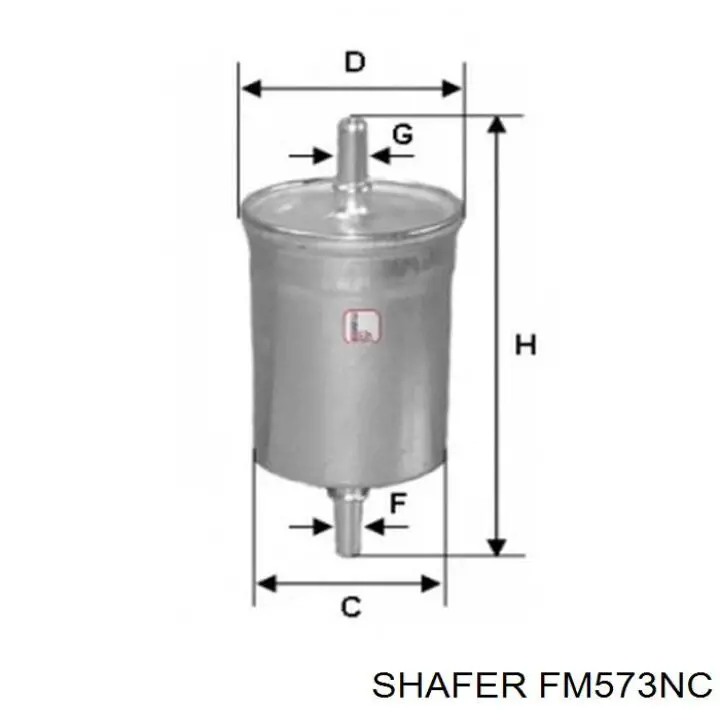 FM573NC Shafer Filtro de combustível