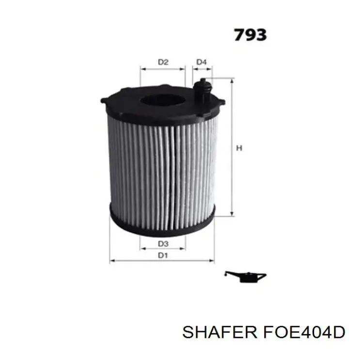 FOE404D Shafer Filtro de óleo