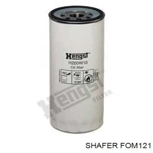 FOM121 Shafer Filtro de óleo