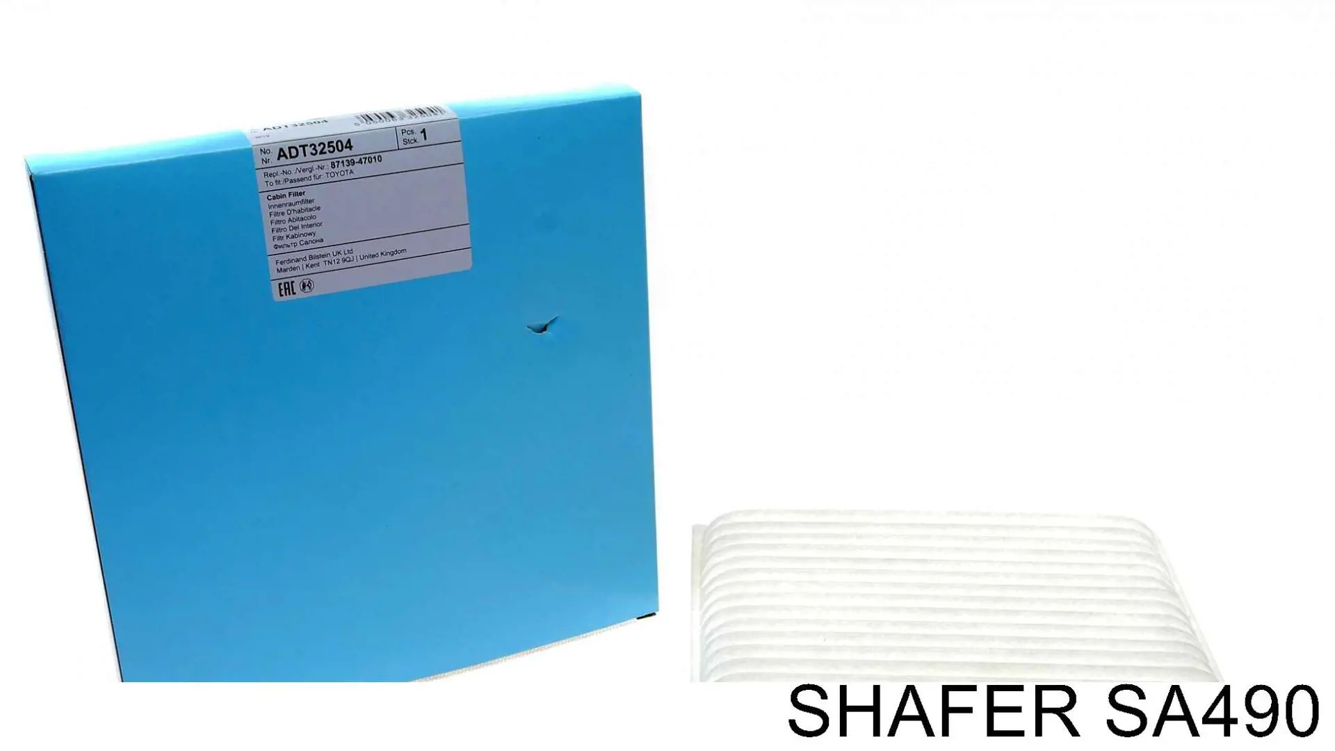 SA490 Shafer Filtro de salão