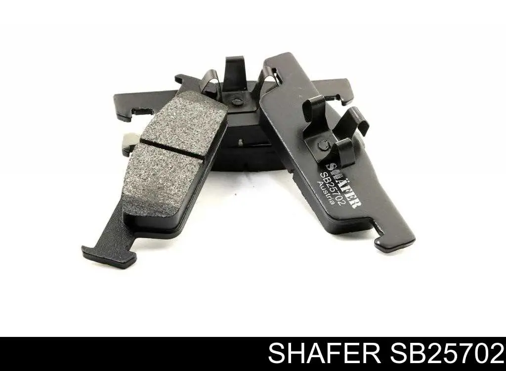 SB25702 Shafer Sapatas do freio dianteiras de disco