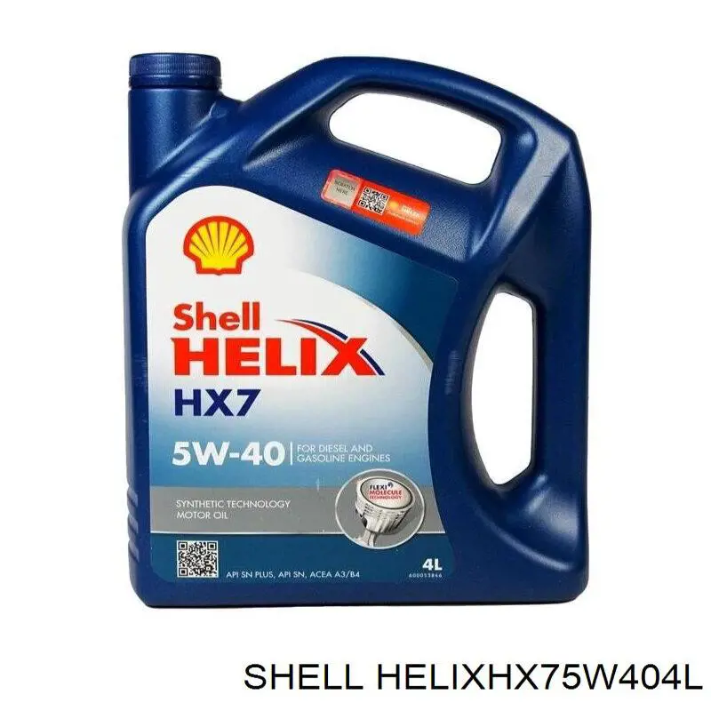 HELIXHX75W404L Shell Óleo para motor