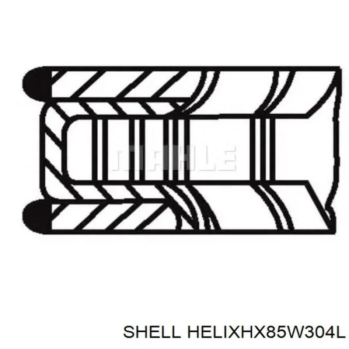 Óleo para motor HELIXHX85W304L Shell