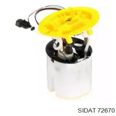 Compre 72670 Sidat Módulo de bomba de combustível com sensor do nível de combustível